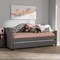 Baxton Studio Perry Modern Light Grey Daybed with Trundle 141-7928 - alternate 8